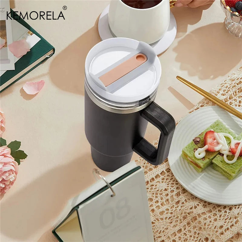 KEMORELA 40 oz Tumbler Replacement Lid with Handle Cap Tumbler Replacement Lid Axl