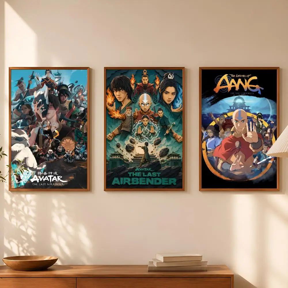 Avatar The Last Airbender Self-Stick HD Wall Art Poster Wall Art Poster Axl