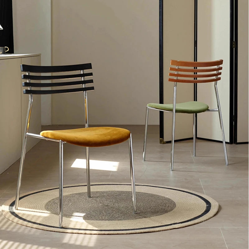 Retro Nordic Dining Chair – Cushioned Minimalist Kitchen Chair Dining Chair Axl
