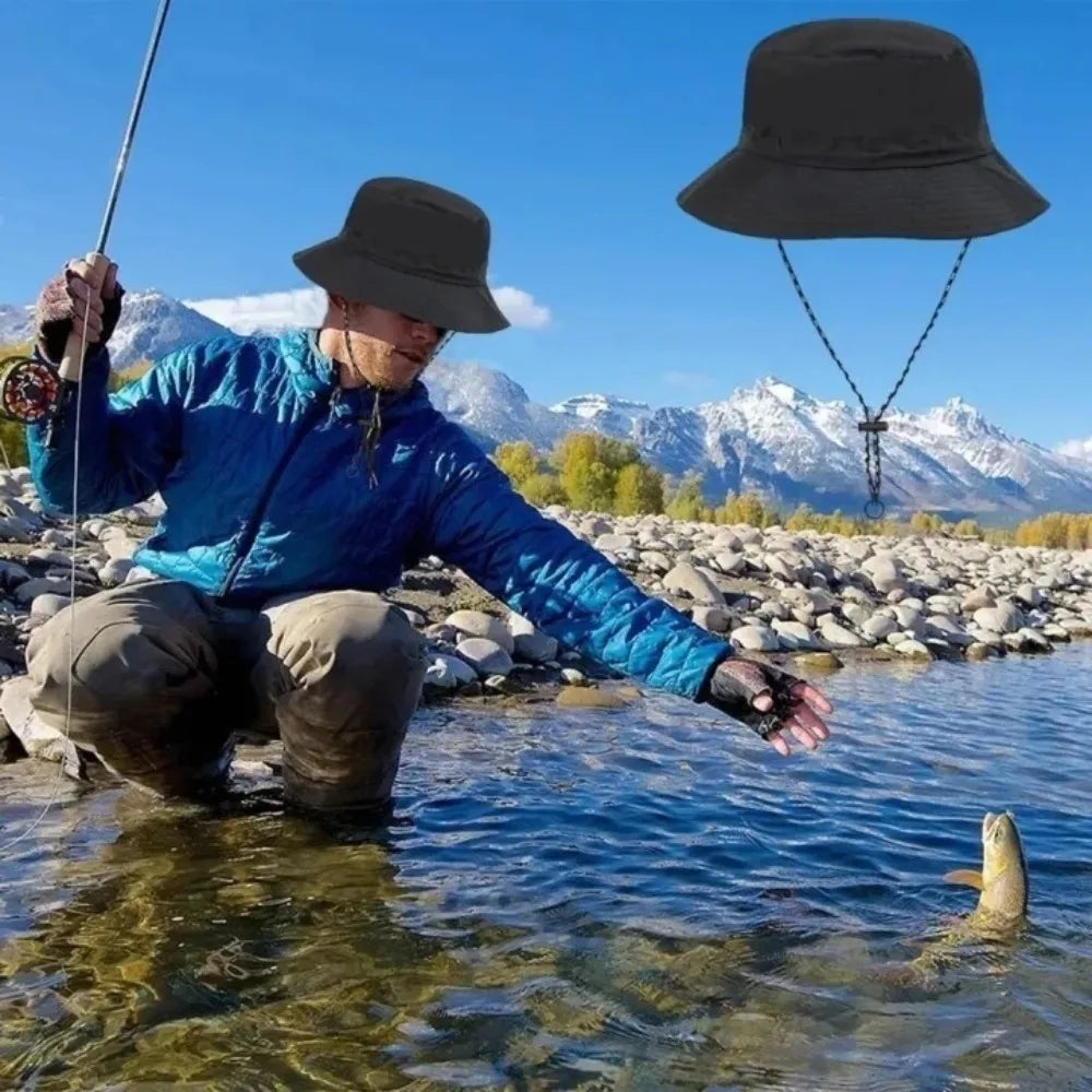 Foldable Waterproof Fisherman Hat – Unisex UV Sun Protection Outdoor Sun Hat Axl