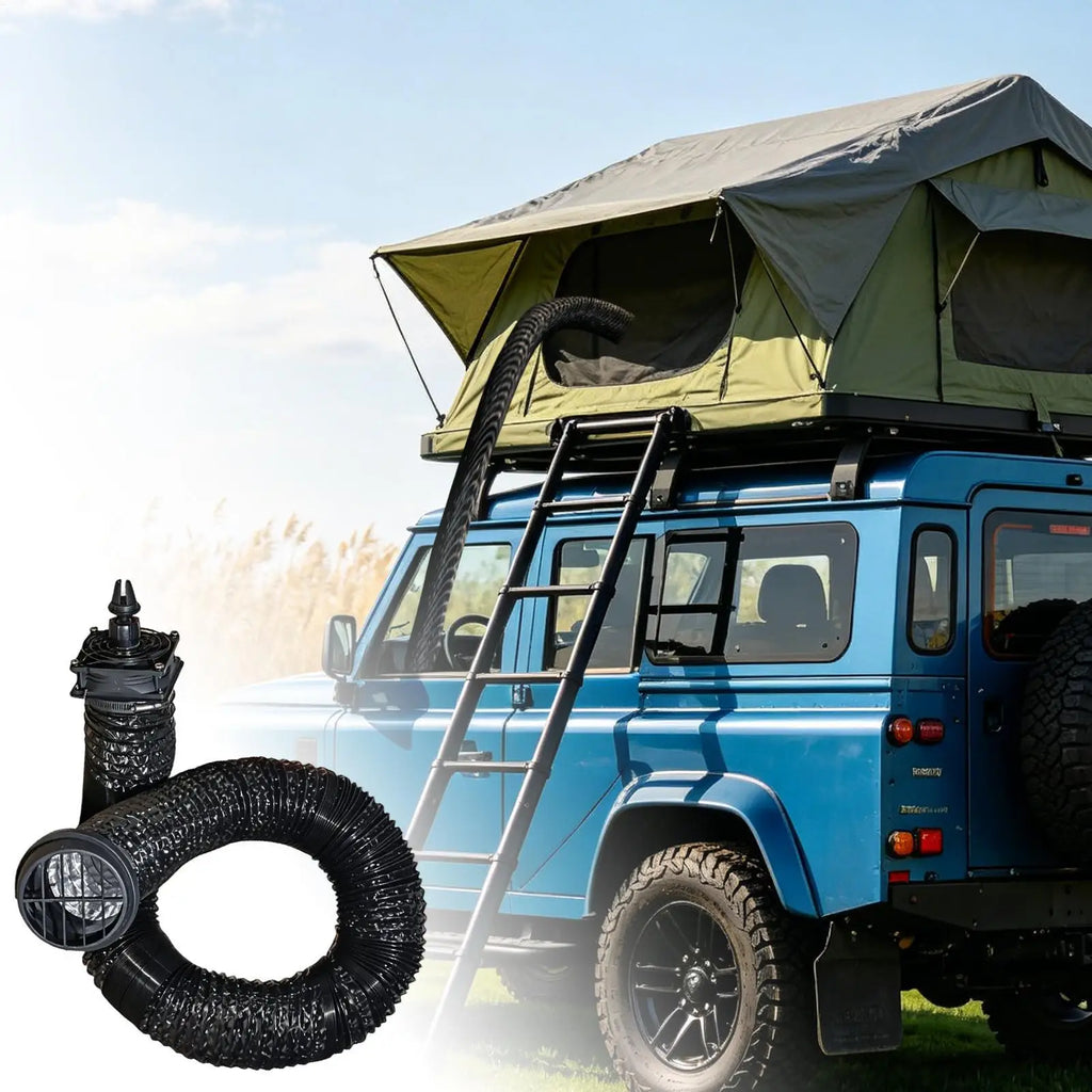 Car AC Vent Extender – Foldable Hose for SUV RV & Back Seat Car AC Vent Extender Axl