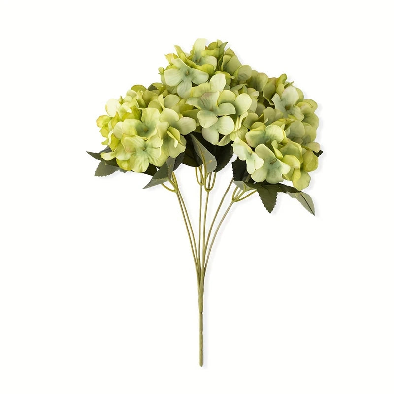 Artificial Silk Hydrangea Bouquet – Wedding & Home Decor Artificial Silk Flowers Axl color 1 1pc