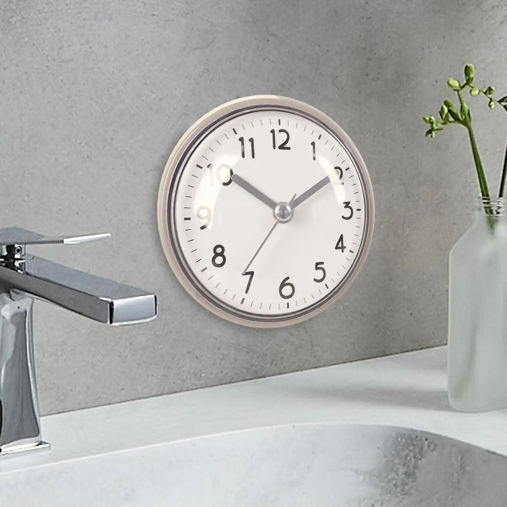 Waterproof Anti-Fog Shower Clock – Suction Mount Digital Waterproof Wall Clock Axl