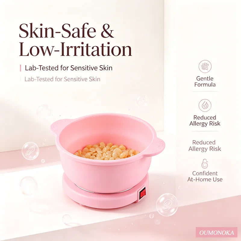 Oumonoka Wax Heater – Food-Grade Silicone Depilatory Pot Wax Heater Machine Axl