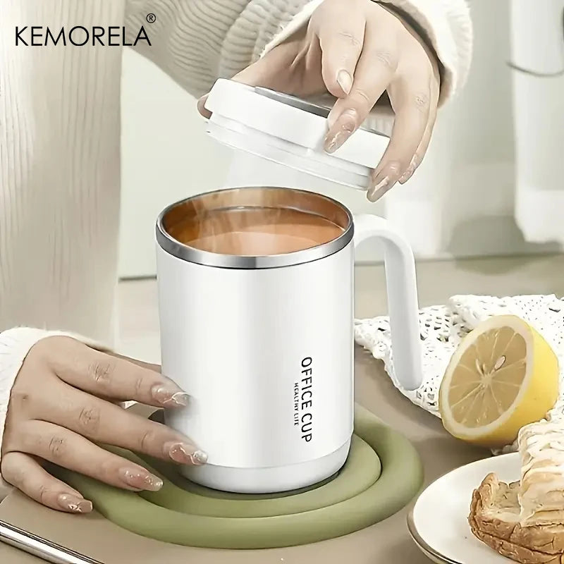KEMORELA 17oz Insulated Stainless Steel Tumbler | Lid & Straw Insulated Tumbler Axl