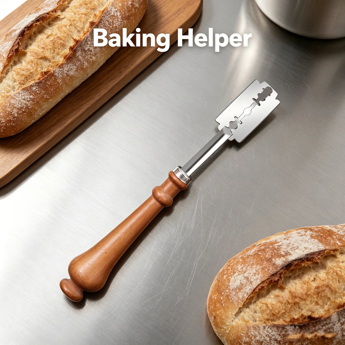 Dough Scoring Knife – Stainless Steel Bread Lame Baking Tool Bread Scoring Knife Axl
