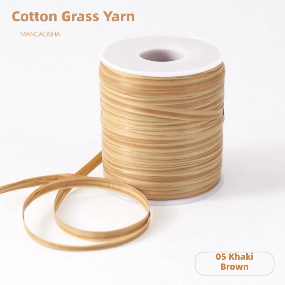 Natural Raffia Crochet Yarn 120M – Knitting Bags & Hats Crochet Yarn Axl Style5