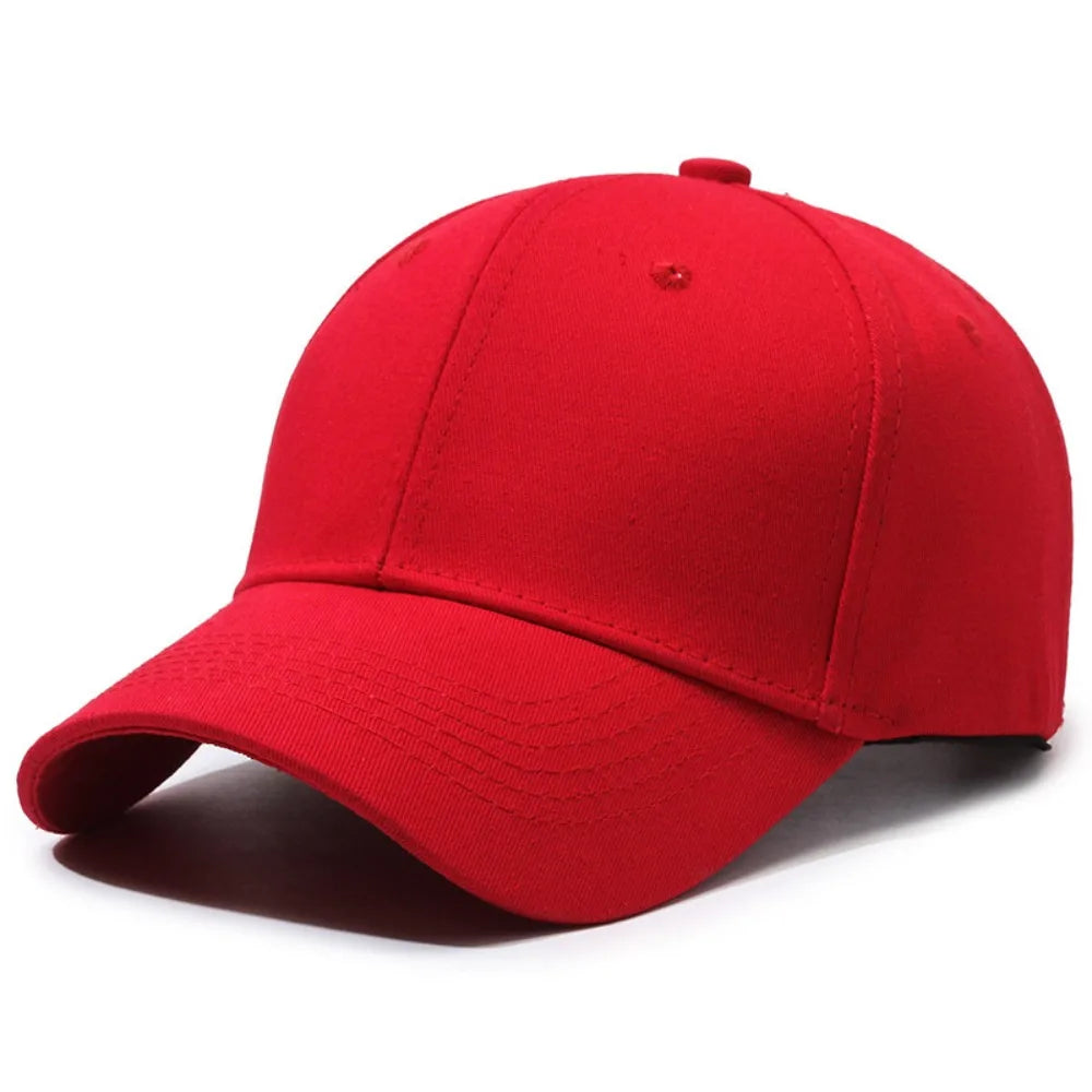 Unisex UPF 50+ Baseball Cap – Breathable Cotton Sun Hat Baseball Cap Axl Red