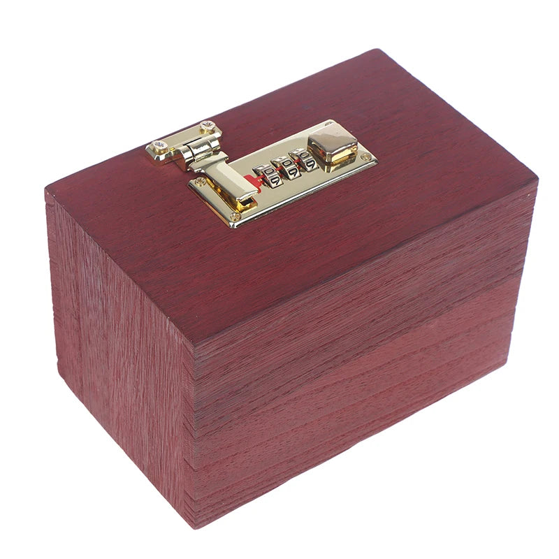 Wooden Password Lock Piggy Bank – Coin & Money Saving Box Wooden Piggy Bank Axl