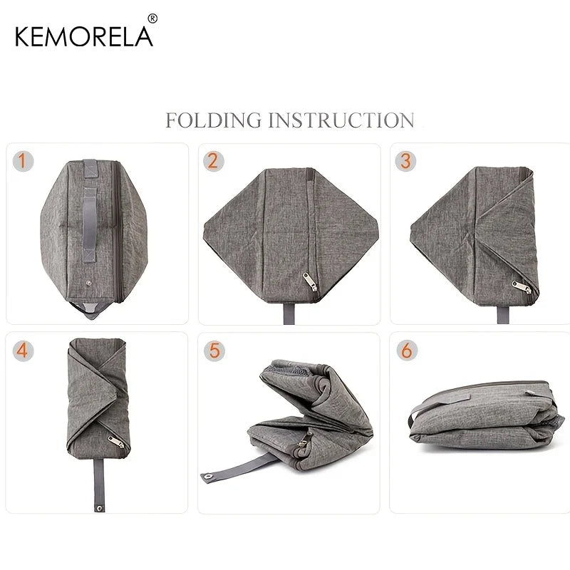 KEMORELA Foldable Cat Litter Box – Portable Travel Pet Potty Cat Litter Box Axl