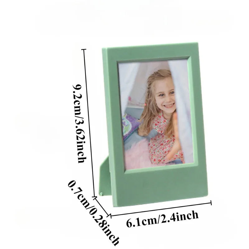8-Piece Mini 3" Polaroid Photo Frame Set – 8 Colors Table Décor Mini Photo Frame Set Axl