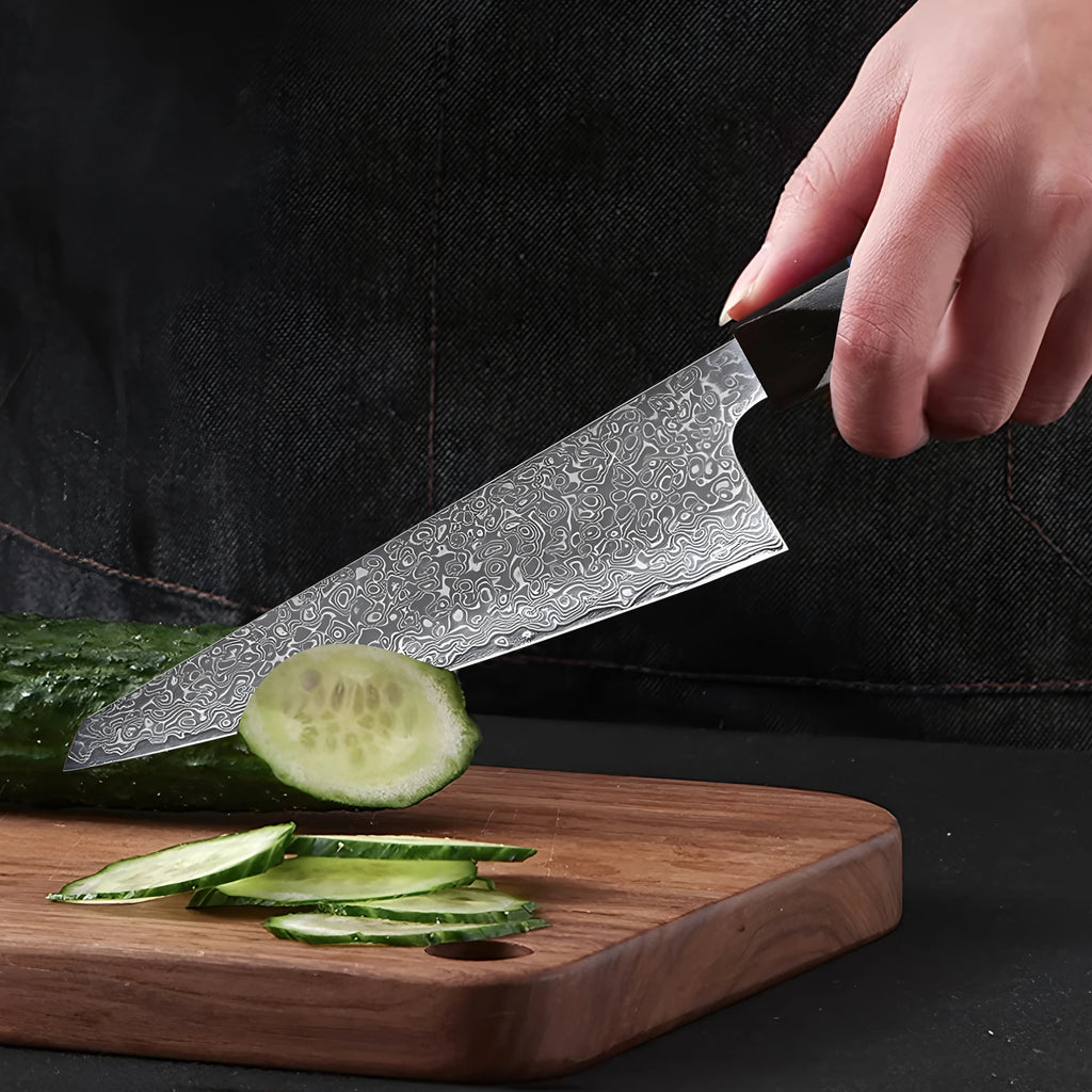 Honesuki Knife – 67-Layer Damascus Steel Boning & Slicing Knife Damascus Boning Knife Axl