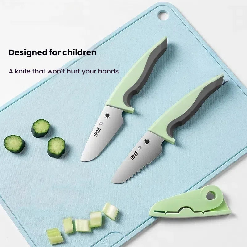 Kids' Safety Fruit Knife – Cartoon Crocodile Kitchen Knife Children's Kitchen Knife Axl