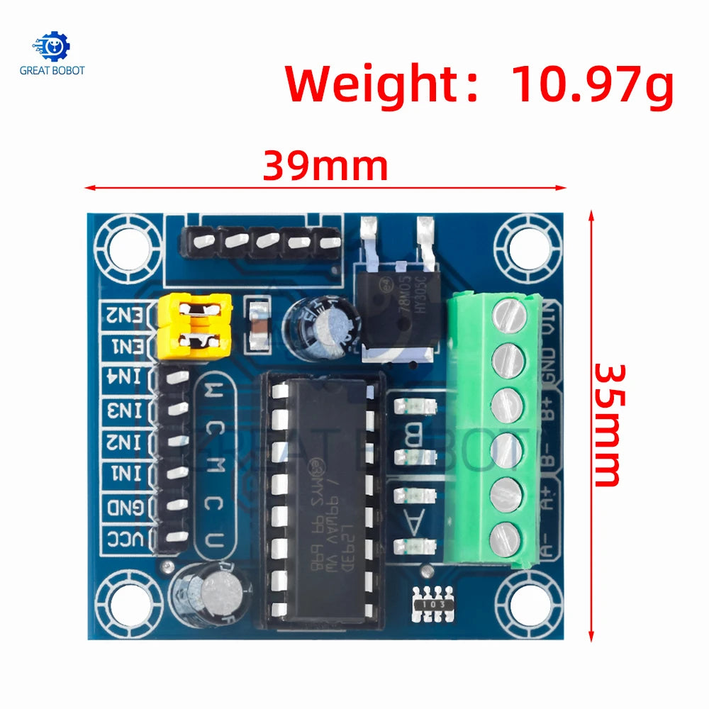 Mini 4-Channel L293D Motor Driver Shield for Arduino Motor Driver Shield Axl