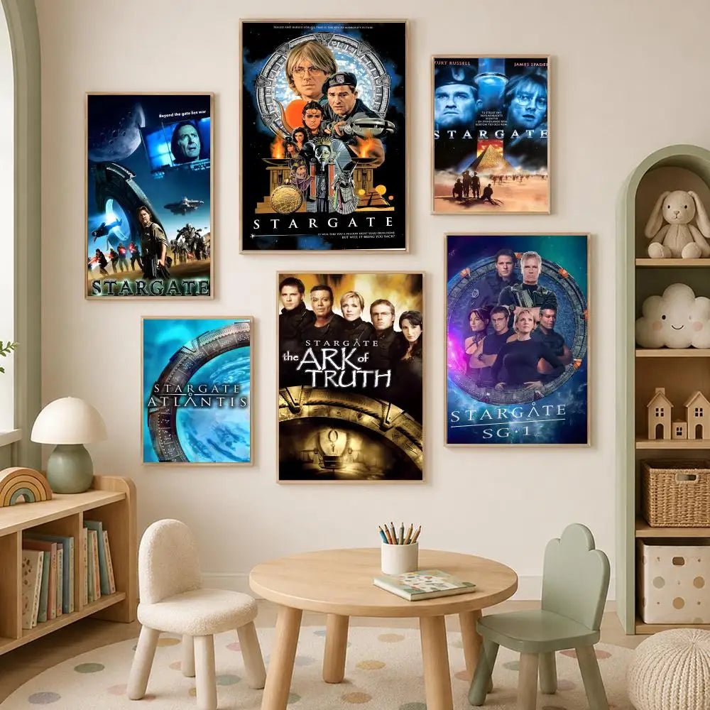 Stargate Self-Stick HD PVC Wall Art Poster – Waterproof Decor Wall Art Poster Axl