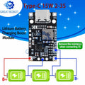 Type-C USB 2-3S BMS Lithium Battery Charging Module 15W Fast Charge Battery Charging Module Axl Default Title