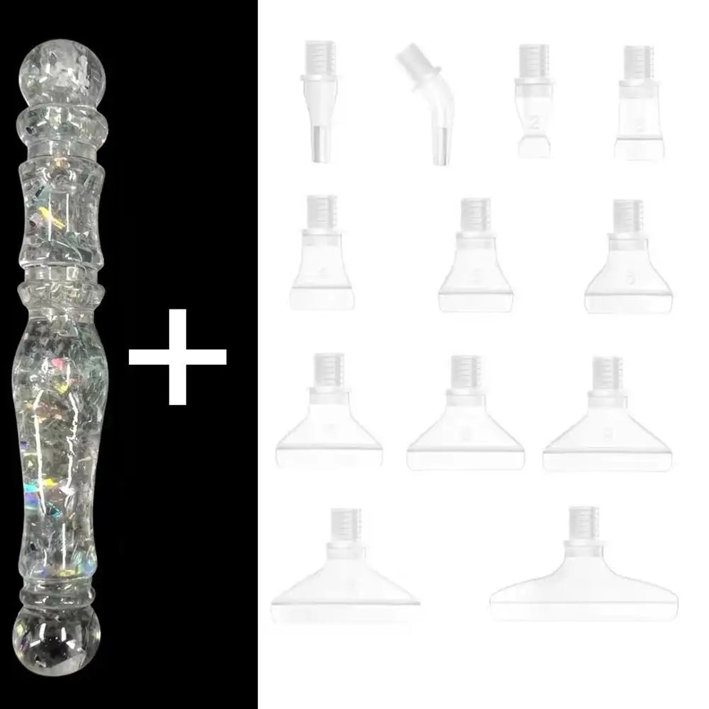5D Diamond Painting Pen with 12 Replaceable Tips | Dotting Tool Diamond Painting Pen Axl B