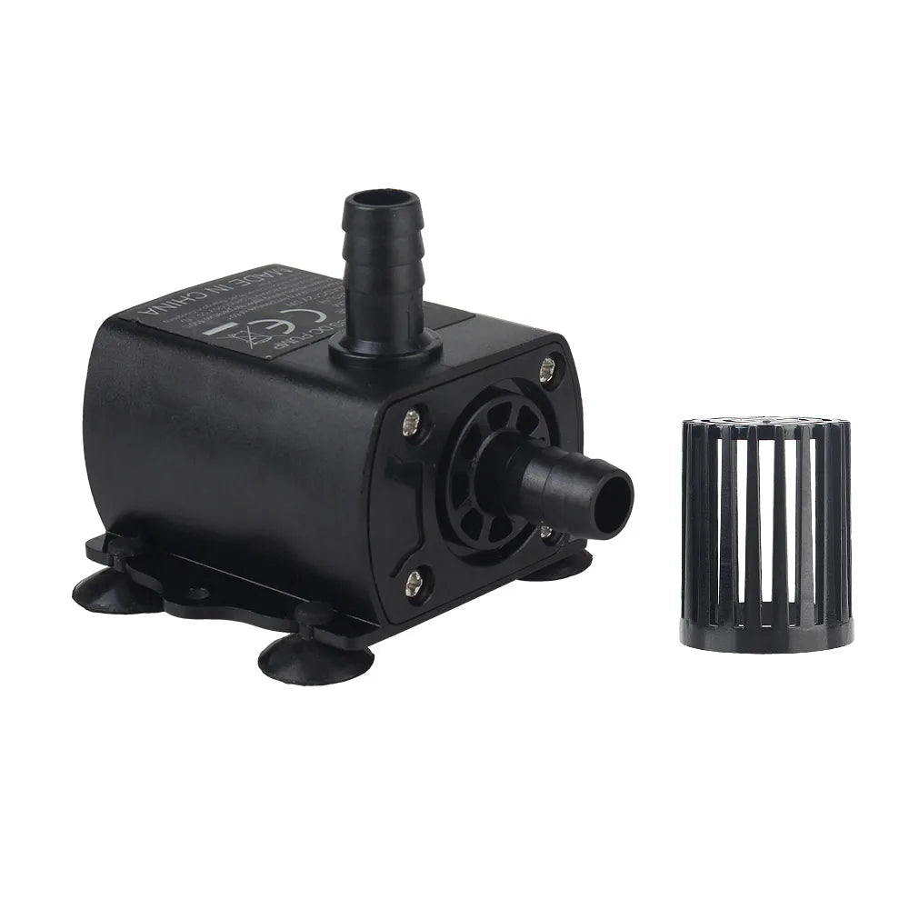 DC 12V Mini Brushless Submersible Water Pump 280L/H 300cm Lift Submersible Water Pump Axl