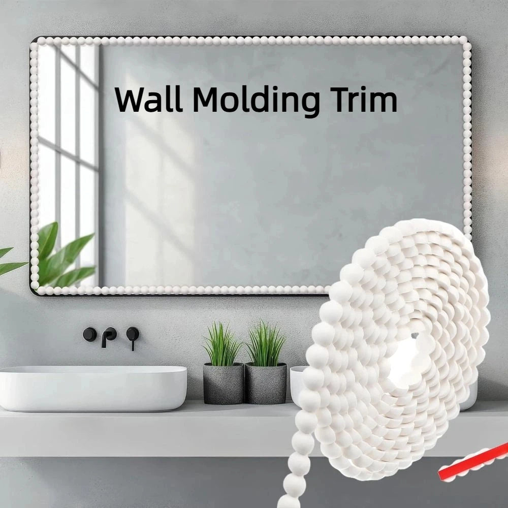 Self-Adhesive Flexible PVC Wall Molding Trim Strip – 3M Paintable Wall Molding Trim Axl