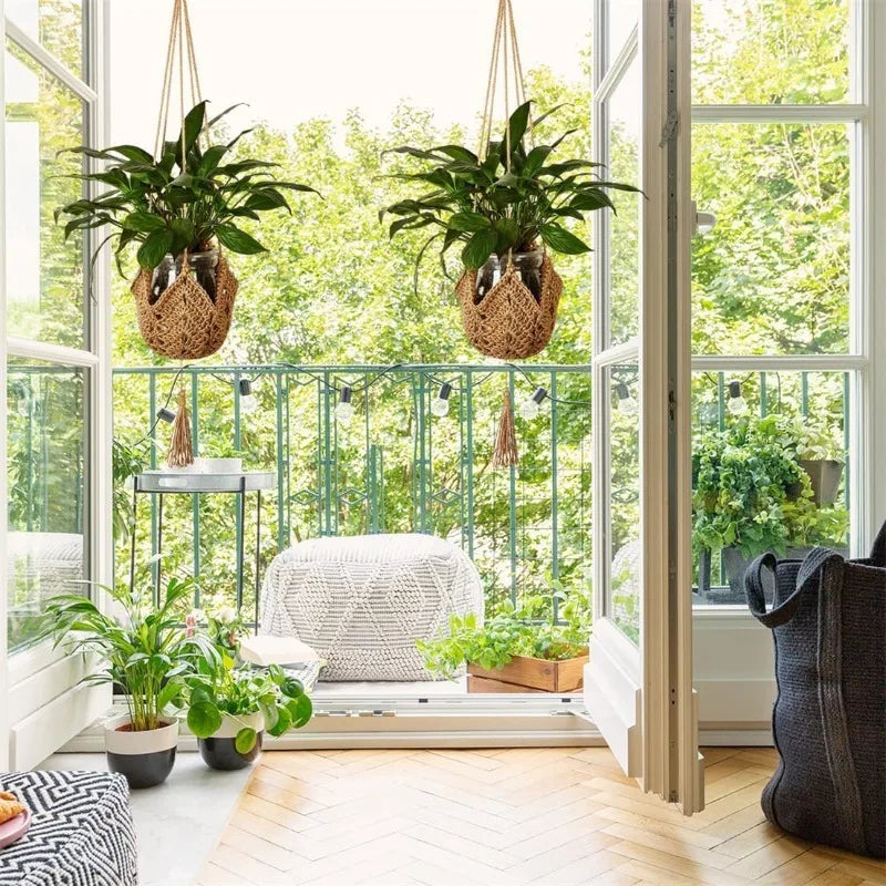 Handmade Macrame Plant Hanger – Boho Wall Hanging Planter Macrame Plant Hanger Axl