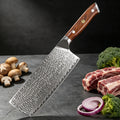 Damascus Steel Chef Knife – Sharp 17.5cm Kitchen Slicing Knife Damascus Kitchen Knife Axl Default Title