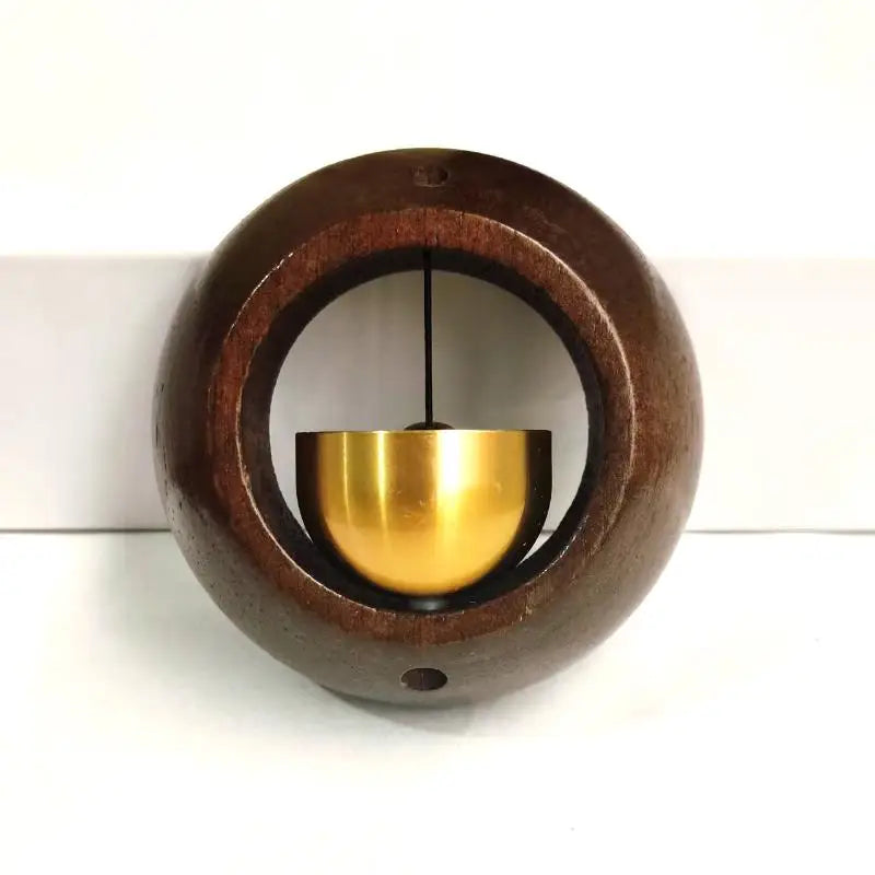 Black Walnut Wood Magnetic Doorbell – Entry Chime Decor Decorative Doorbell Axl