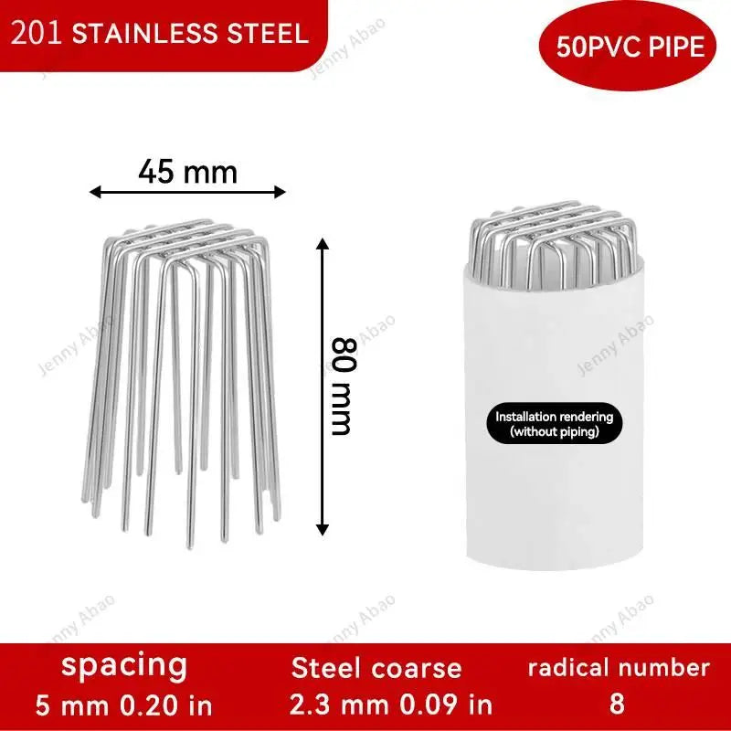 Round Stainless Steel Floor Drain Cover – Anti-Clog Balcony Floor Drain Cover Axl 50A