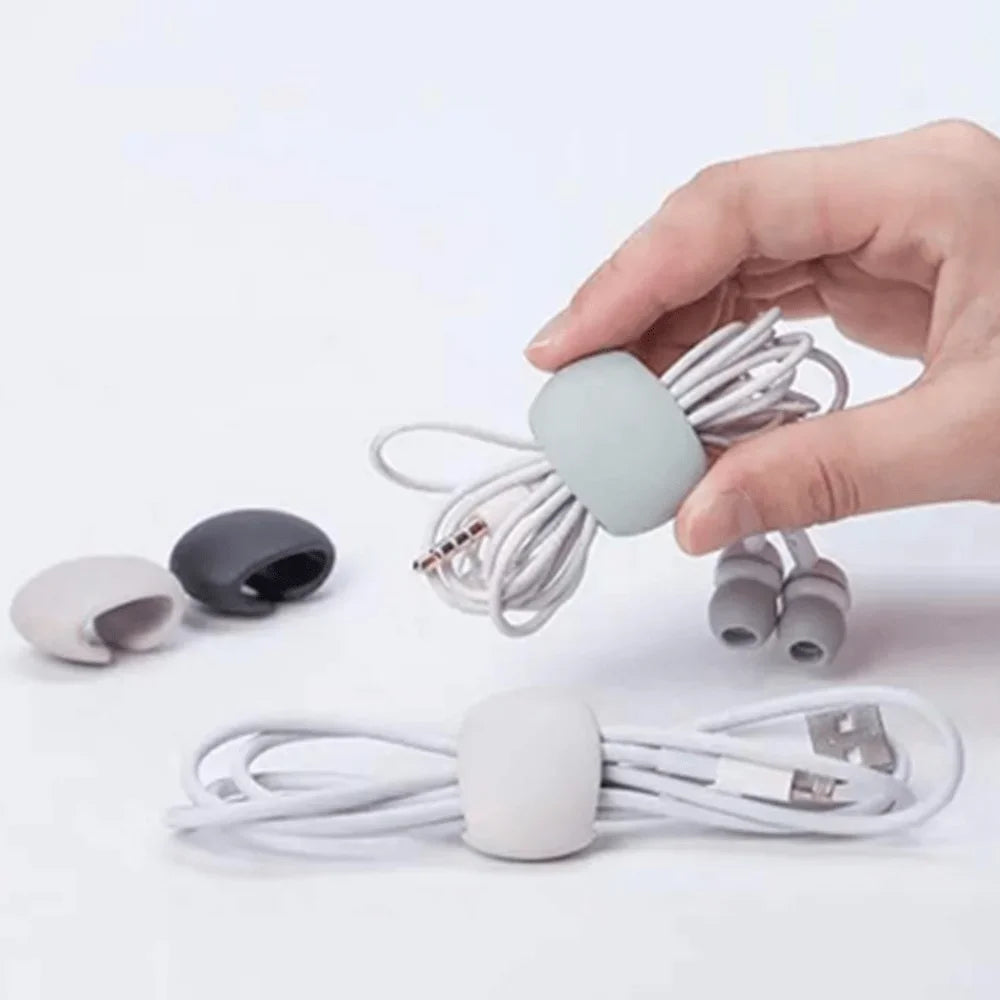 5-Piece Cable Organizer Set – Travel Earphone & Charging Storage Cable Storage Organizer Axl