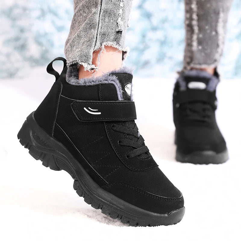 Women's Waterproof Snow Boots – Warm Plush Anti-Slip Winter Women's Snow Boots Axl