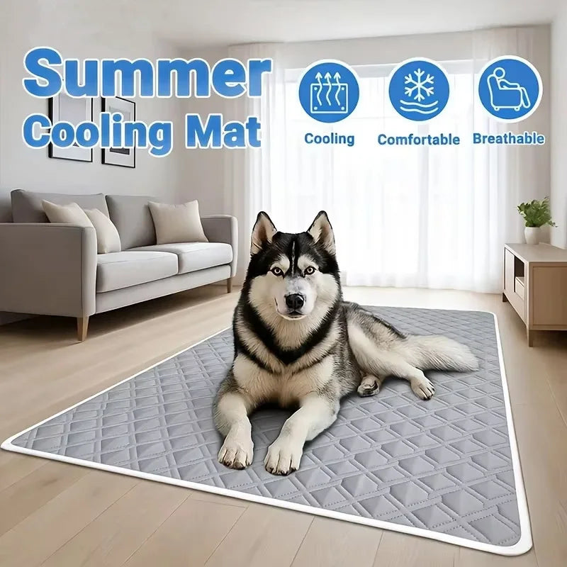 KEMORELA Pet Cooling Pad – Washable Dog & Cat Cool Mat Pet Cooling Mat Axl