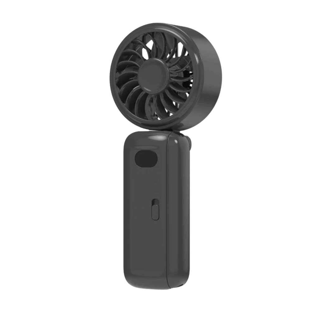 3-in-1 USB Rechargeable Clip Fan – Silent Mini Desktop Fan Portable Clip Fan Axl Grey
