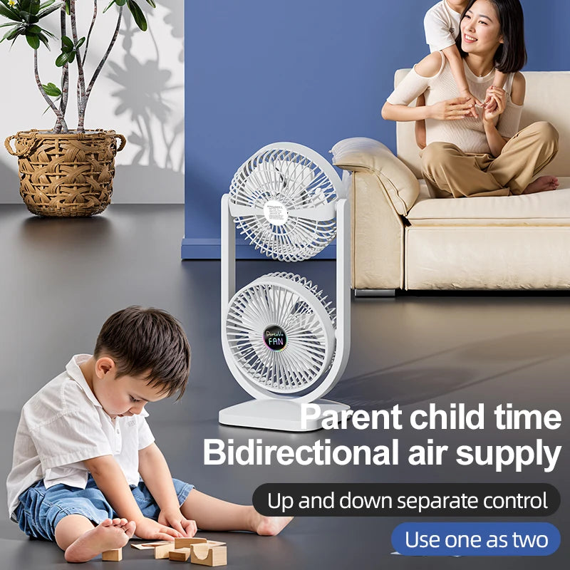 USB Desktop Mini Fan – Portable Rotatable Electric Fan USB Desktop Fan Axl