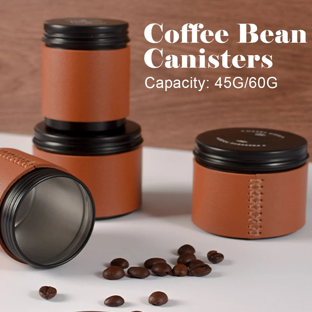 Airtight Coffee Bean Storage Canister | Aluminium Tin Can Coffee Storage Canister Axl