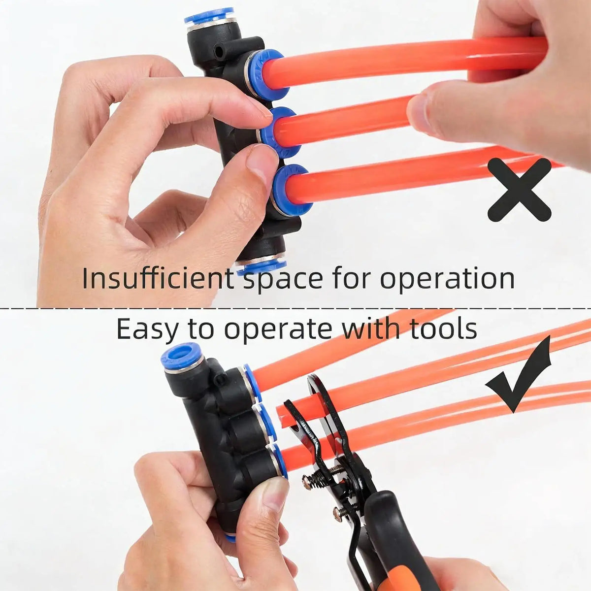 Air Line Disconnect Pliers | Carbon Steel Push-to-Connect Tool Air Line Pliers Axl