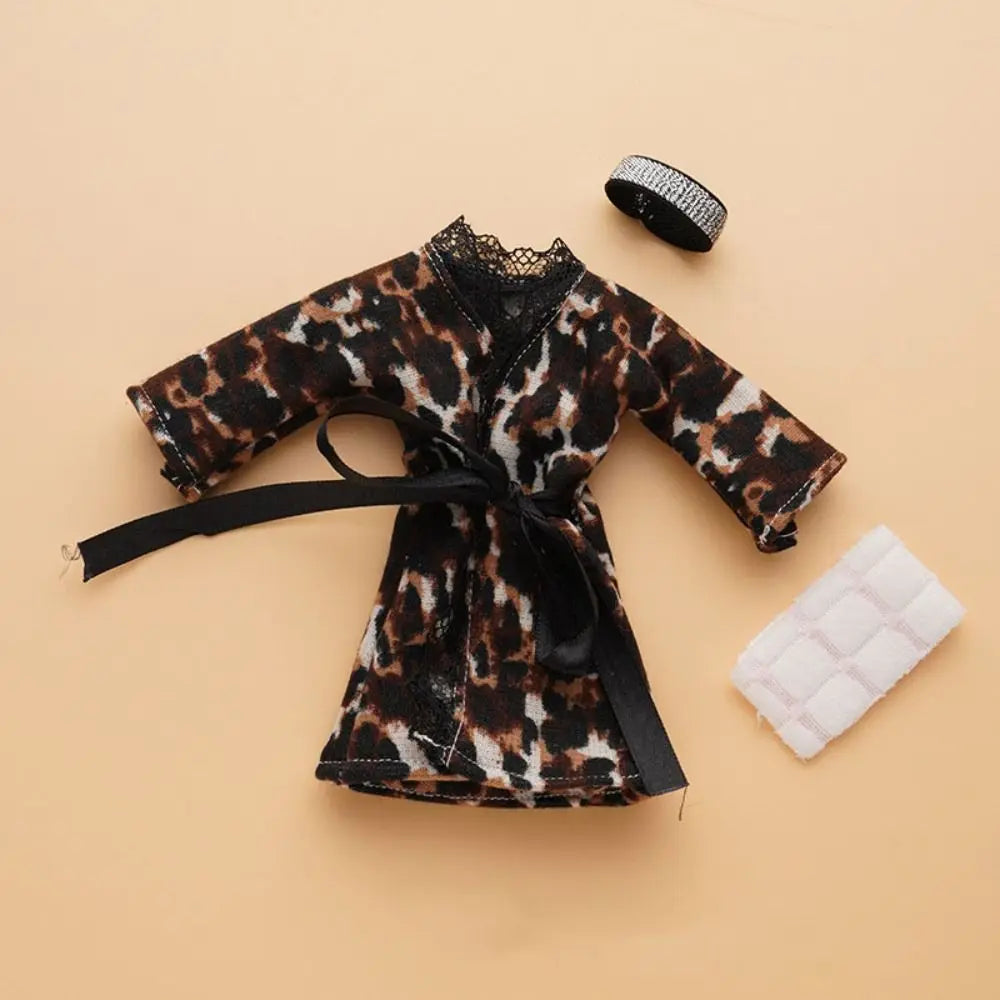 BJD Doll Robe & Pajamas Set – 1/6 Scale Bathrobe Outfit Doll Clothing Set Axl 7
