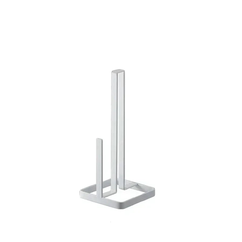 Stainless Steel Paper Towel Holder – Kitchen & Bathroom Stand Paper Towel Holder Axl WHITE