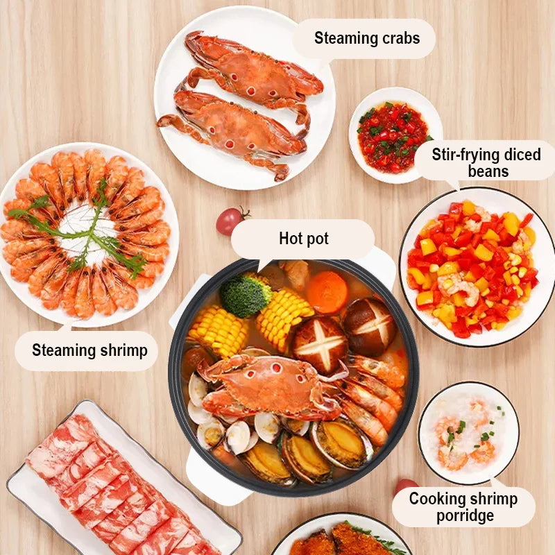 BALASHOV 3.5L Multifunction Electric Cooker – Non-Stick Hot Pot Electric Cooker Axl