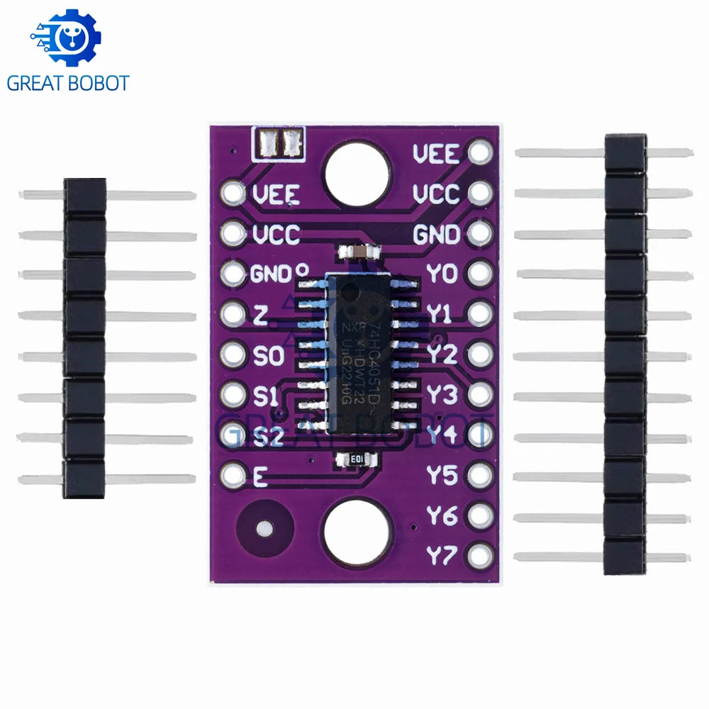 74HC4051 CD4051 8-Channel Analog Multiplexer for Arduino Analog Multiplexer IC Axl