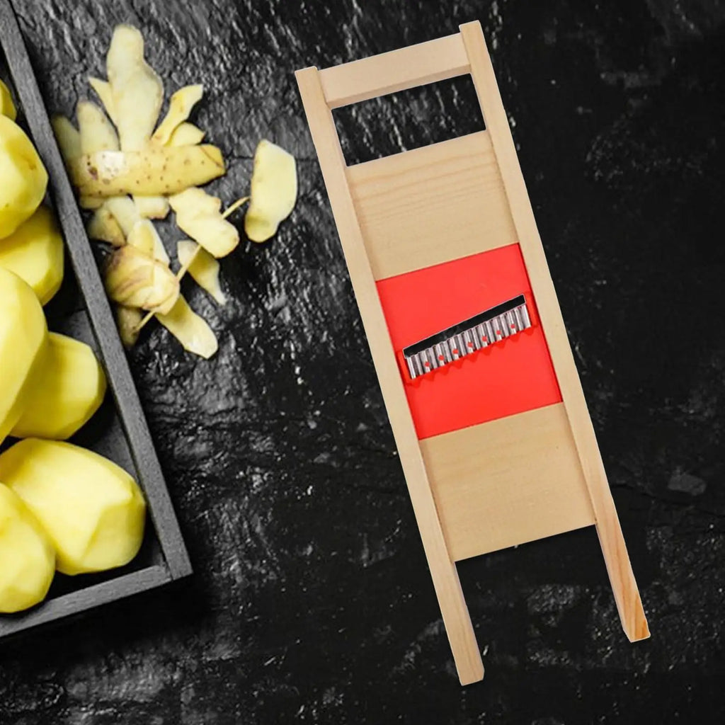 Stainless Steel Potato Slicer & Waffle Fry Vegetable Cutter Vegetable Slicer Axl