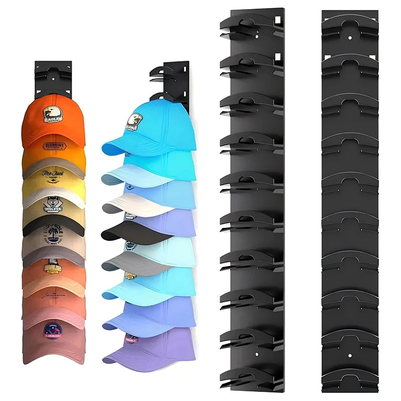 Wall Mounted Hat Rack Organizer – Baseball Cap Holder Hat Rack Organizer Axl