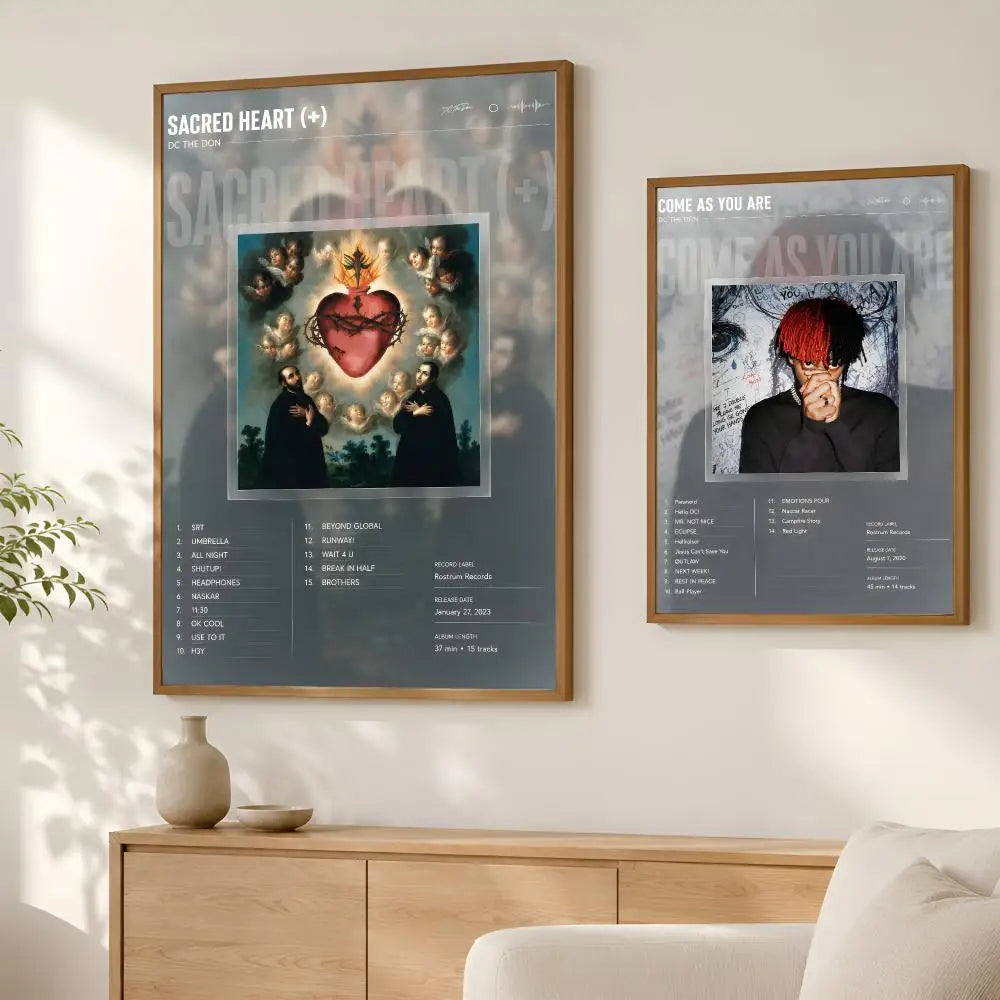 D-DC THE DON Rapper Poster – Self-Stick HD Waterproof Wall Art Wall Art Poster Axl