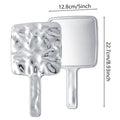 Liquid Shape Handheld Makeup Mirror – Portable Travel Mirror Handheld Makeup Mirror Axl L