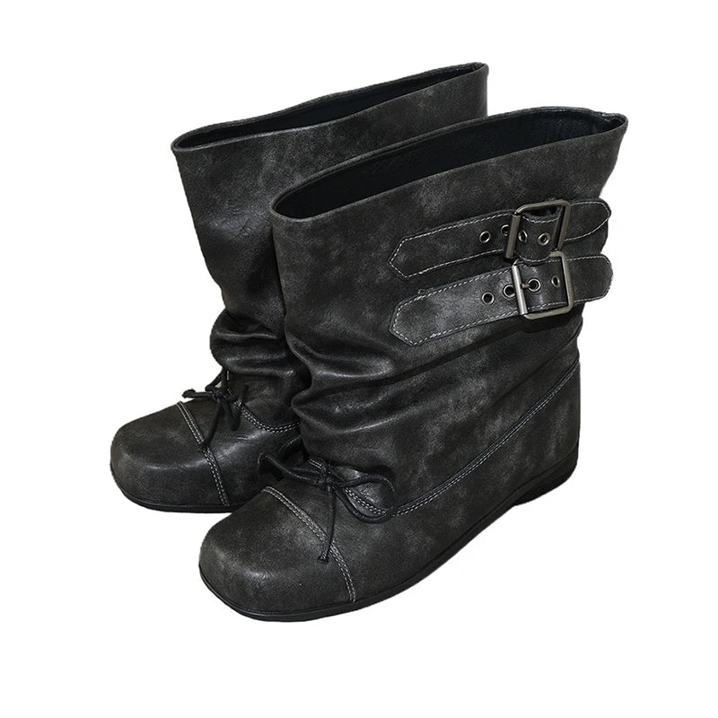 Women's Platform Ankle Boots – Punk Chelsea Winter Style Platform Ankle Boots Axl black 40