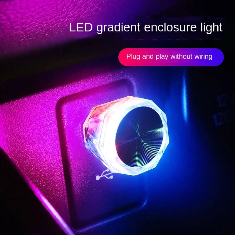 Mini USB LED Car Atmosphere Light – Plug & Play Neon Lamp Car Ambient Light Axl