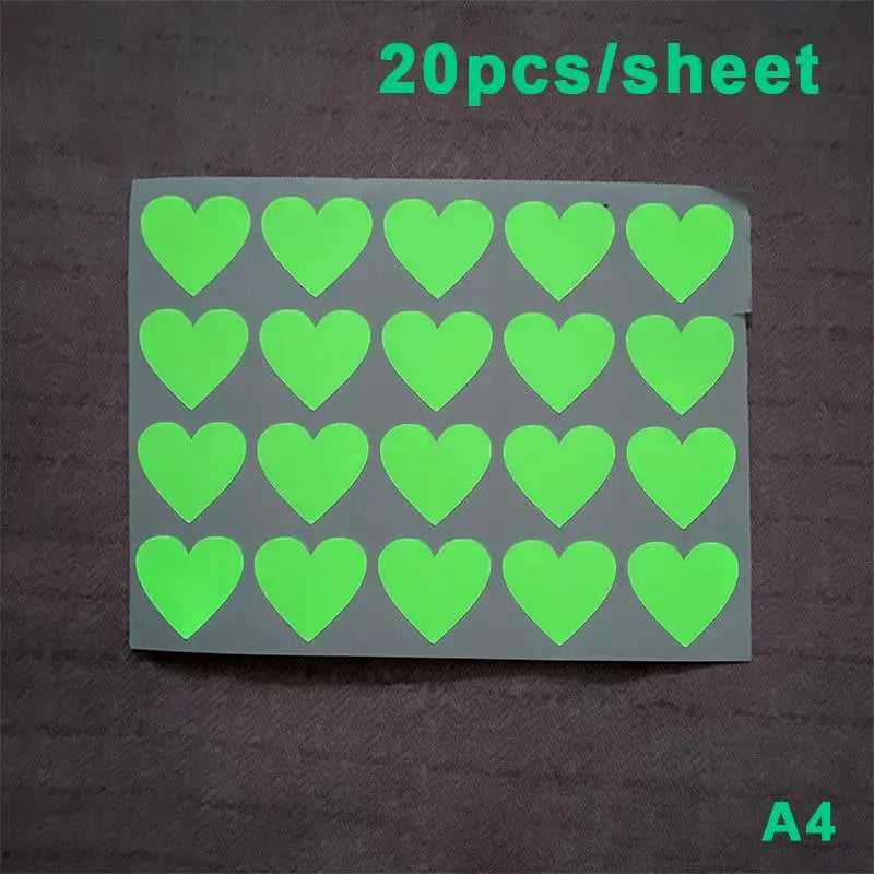 Glow in the Dark Stickers for Switches, Stairs & Motorcycle Glow Decal Stickers Axl A4