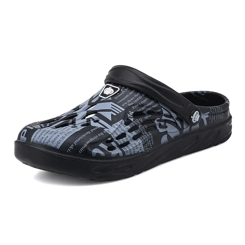 Men's Slip-On Clogs – Breathable Casual Garden Sandals Men's Clogs Sandals Axl black 41