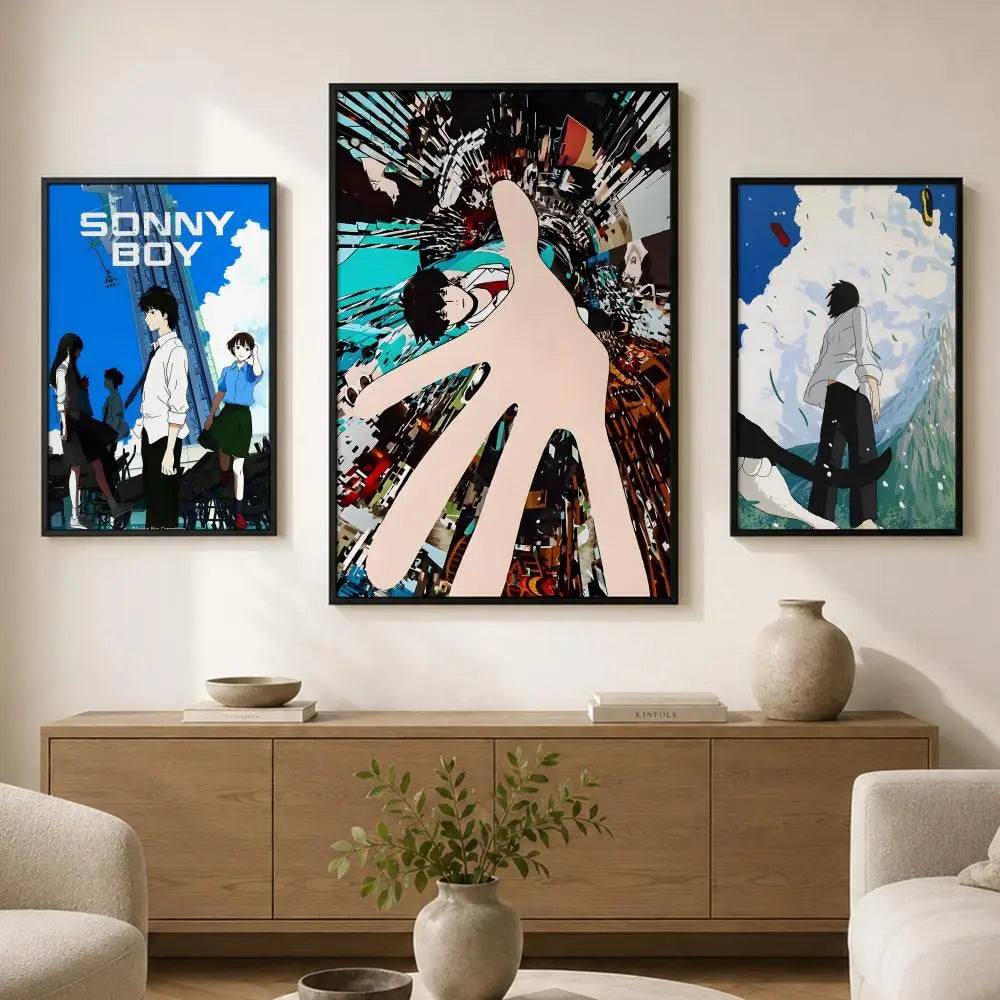 Anime Sonny Boy Wall Poster – Self-Adhesive Waterproof Art Anime Wall Poster Axl