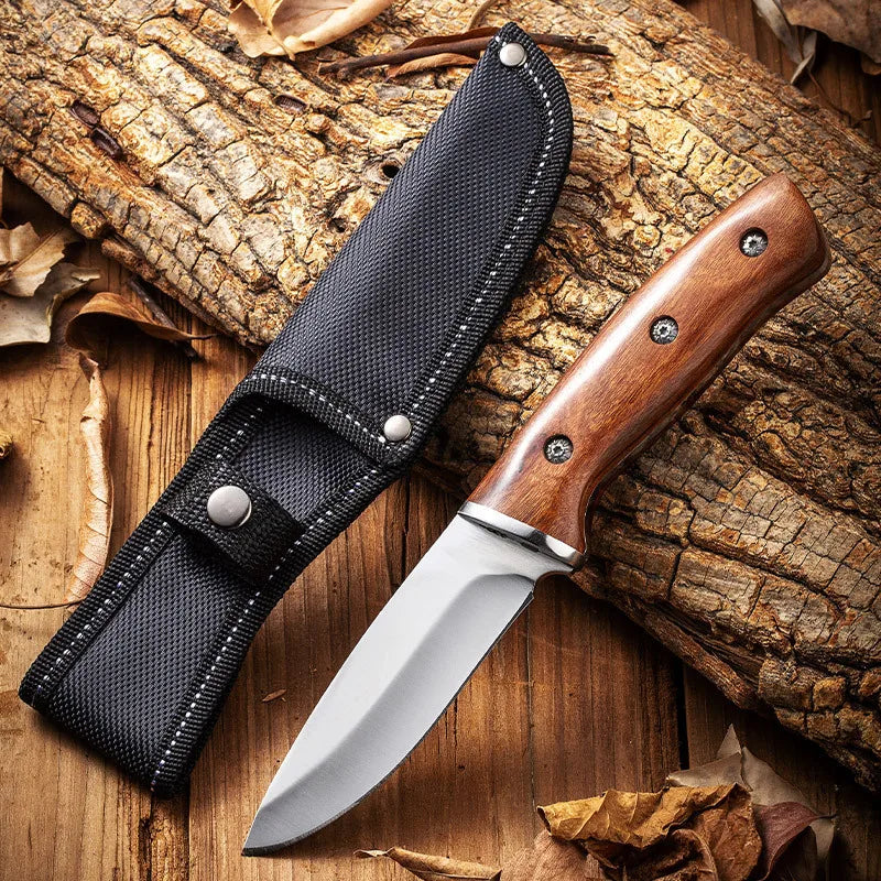 Rosewood Handle Fruit & Boning Knife with Sheath | 4Cr15 Steel Kitchen Knife Axl Kitchen knife