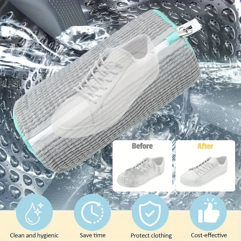 Shoe Wash Bag & Drying Hook Set – Sneaker Laundry Bag Shoe Laundry Bag Set Axl