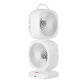 Mini Double-Layer Wireless Air Circulation Fan – 350° Rotation Desk Air Circulation Fan Axl Double-layered white